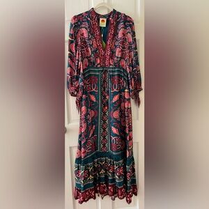 Farm maxi dress. New with tag. Size S